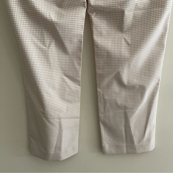 NWT LOFT Outlet Gingham Trousers - Picture 7 of 10
